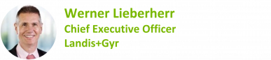 Werner Lieberherr Chief Executive Officer of Landis+Gyr