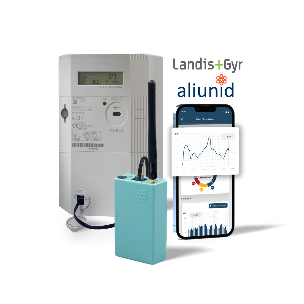 aliunid demonstriert Eignung ihrer Echtzeitlösung für Landis+Gyr Zähler